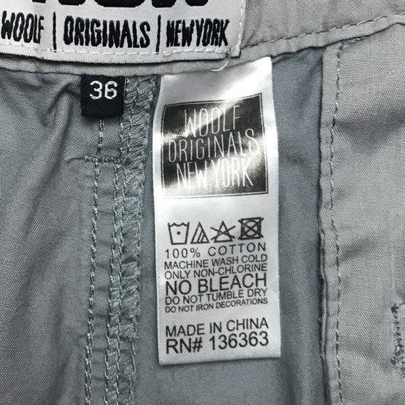 WON Woolf Originals New York Gray Shorts 36 - Picture 5 of 5